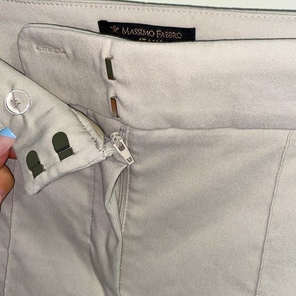 MASSIMO FABBRO High-Waist Straight-Leg Capri Sailor Pants - Picture 6 of 7